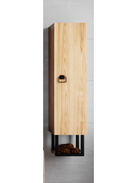 Vertikala DILA MDF - polica - Hazar/Crno 84143